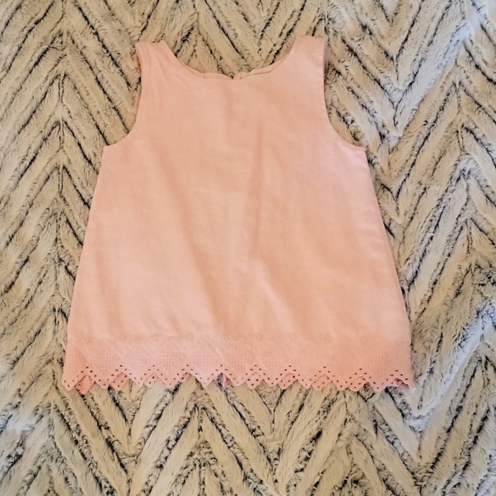Girls Linen Tank Top